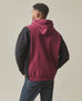 Men's Colorblock Midweight Pullover - Zinfandel Black